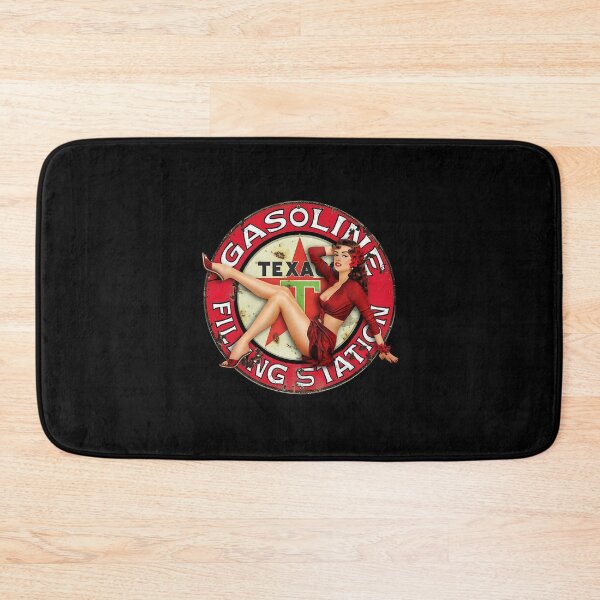Item preview, Vintage Texaco Gasoline Filling Station Sign - Pinup Girl designed and sold by EnigmaaShop.