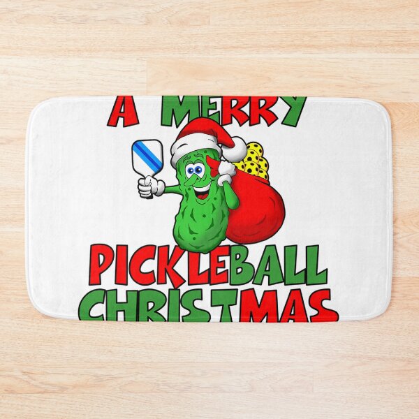 Item preview, Merry Christmas Pickleball Cartoon Logo Design. designed and sold by Georgianaante.