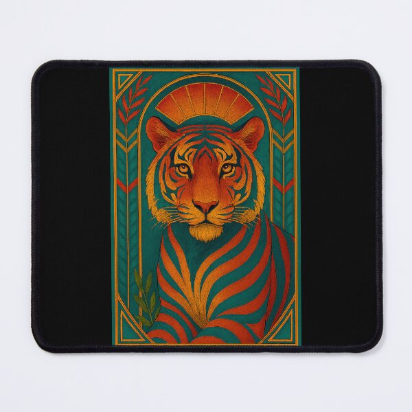 Item preview, Colorful Portrait of a Tiger designed and sold by CarolM.