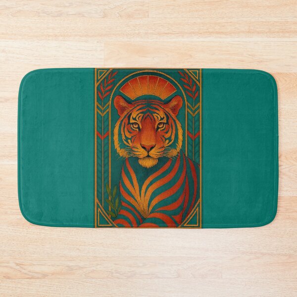 Item preview, Colorful Portrait of a Tiger designed and sold by CarolM.