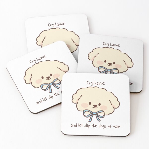 Item preview, Cry Havoc, and Let Slip the Dogs of War - Shakespeare designed and sold by JammyInkDesigns.