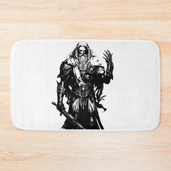 Item preview, Nuada – King of the Tuatha Dé Danann | God of Healing and Warfare (Black & White Edition) designed and sold by CelticSoulShop.