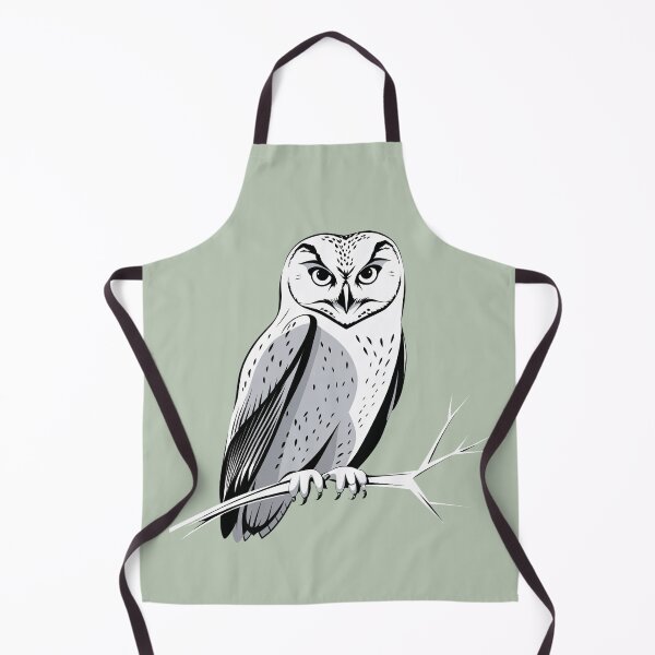 Item preview, Minimalist Black and White Owl Drawing designed and sold by Prachodayat Artworks.