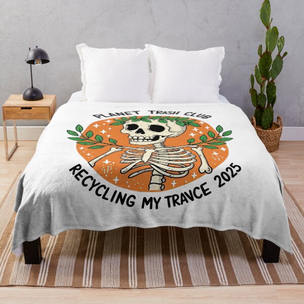 Item preview, Planet Trash Club – Retro Futuristic Earth Awareness Design designed and sold by datomare.