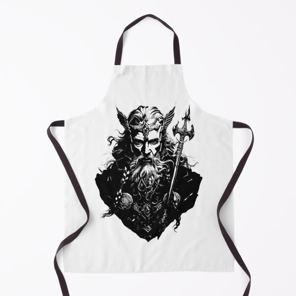 Item preview, Manannán mac Lir – Celtic Sea God | (Black & White Edition) designed and sold by CelticSoulShop.
