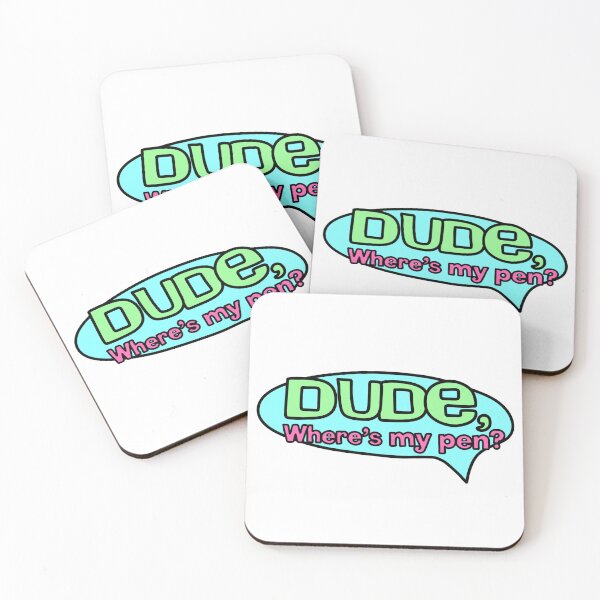 Item preview, Dude Where’s My Pen? designed and sold by MycoMindsMedia.