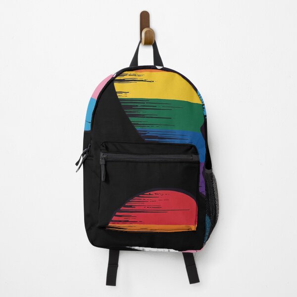 Item preview, Heart with rainbow and transgender flag for pride month designed and sold by Charidana.
