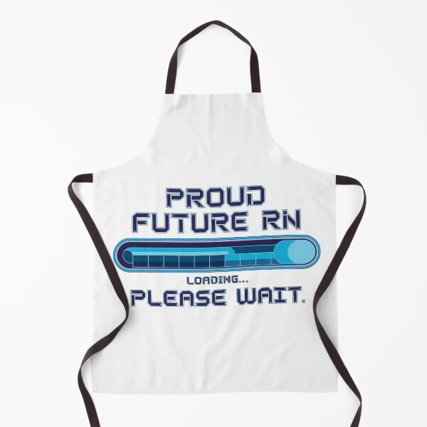 Aperçu de l'œuvre Fière future infirmière en cours de chargement… Veuillez patienter | Design humoristique pour les étudiants en soins infirmiers créée et vendue par CuteDesignables.