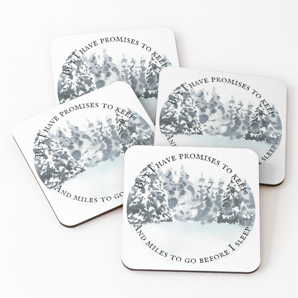 Item preview, But I have Promises to Keep and Miles to go Before I Sleep designed and sold by JammyInkDesigns.