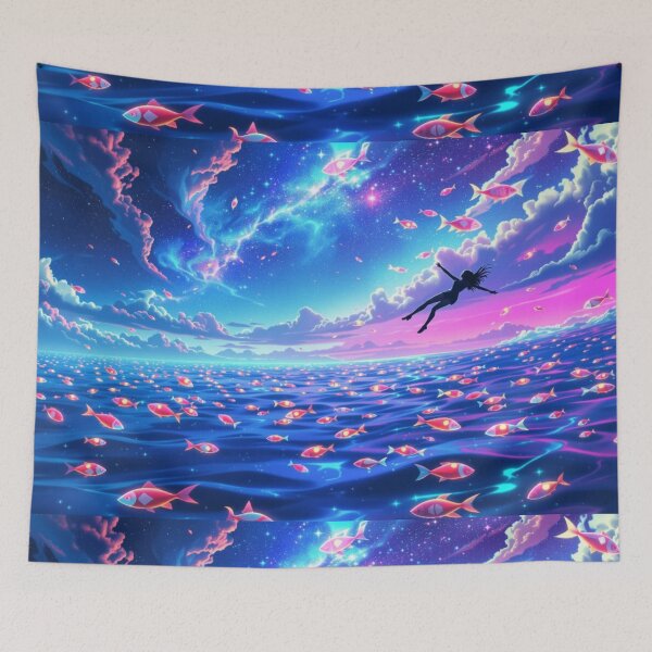 Item preview, Whimsical Ocean designed and sold by AIcanvasDream.