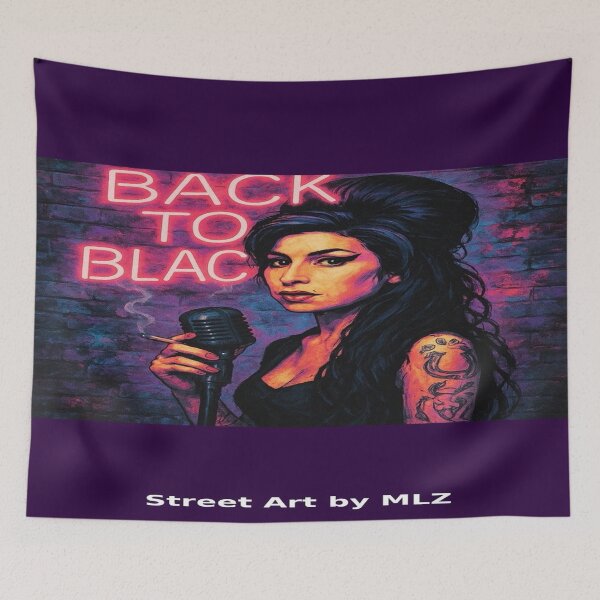 Item preview, Amy Winehouse Street Art designed and sold by Marie2121.