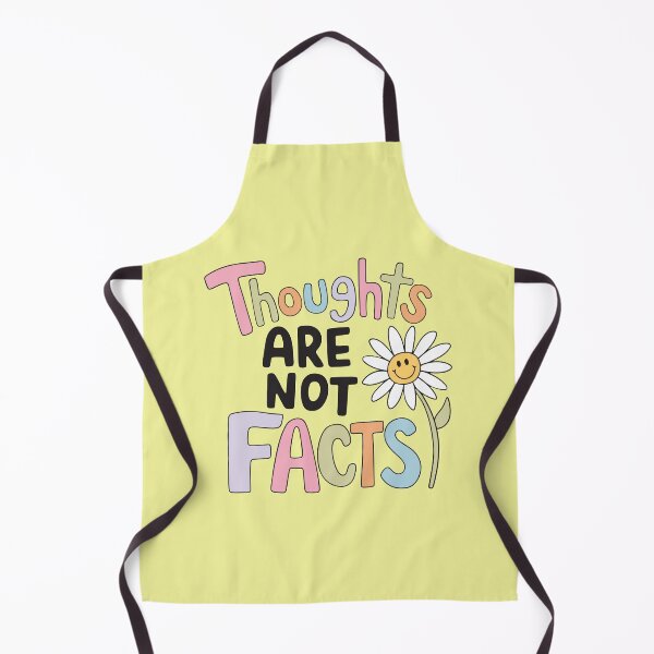Item preview, Thoughts Are Not Facts Motivational Quote designed and sold by BrownHorse90s.