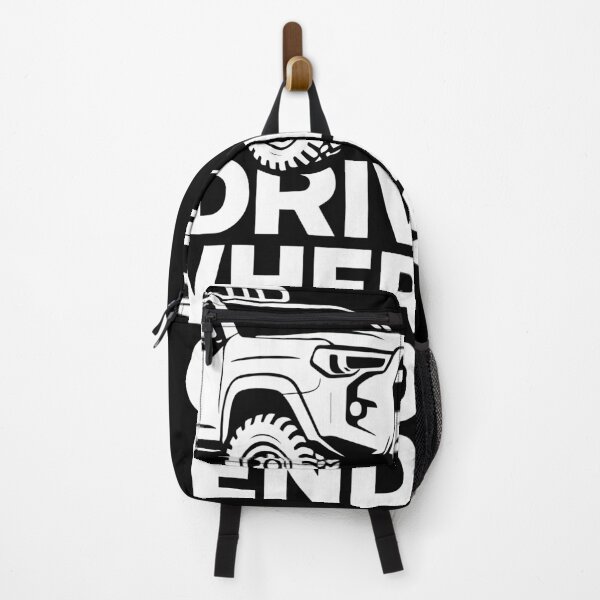 Item preview, I Drive Where Roads End SUV designed and sold by SnappyPNG.