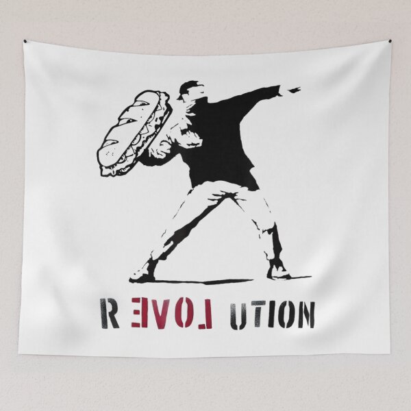 Item preview, Throwing Sandwich Revolution – Funny Meme Tee for Food Rebels designed and sold by Liraathernt.