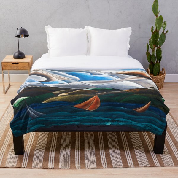 Item preview, Nubes y agua 1930 Arthur Dove - American Abstract Nature Study - Pionero de la abstracción orgánica designed and sold by Under-TheTable.