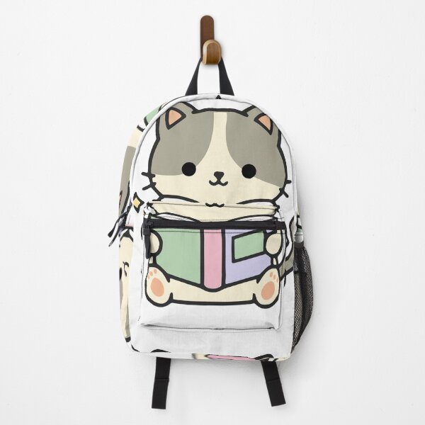 Item preview, Kawaii cat reading book designed and sold by CalicoMedia.