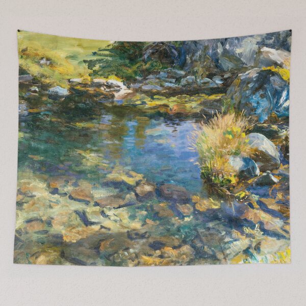 Item preview, Alpine Pool 1907 John Singer Sargent - American Master Landscape - Plein Air Mountain Study designed and sold by Under-TheTable.