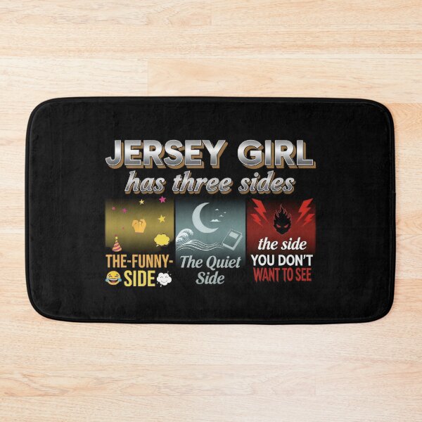 Item preview, Jersey Girl Has Three Sides designed and sold by JerseyGirls.