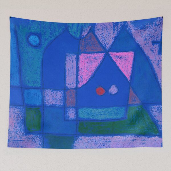 Item preview, Small Room in Venice 1933 Paul Klee - Swiss German Abstract Interior - Late Period Architectural Study designed and sold by Under-TheTable.