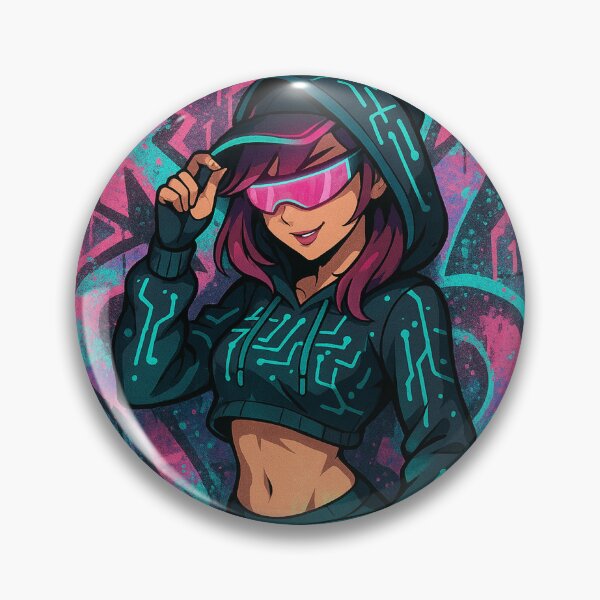 Item preview, Graffiti Hacker Girl – Neon Code designed and sold by Graffiti Dreams.