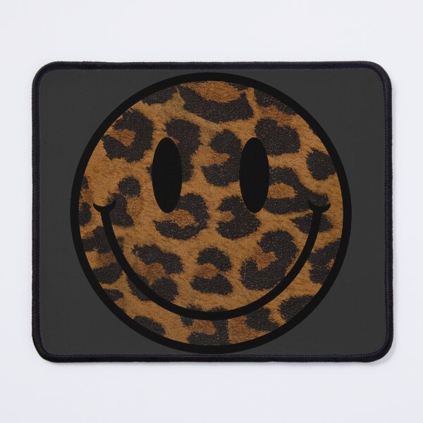 Item preview, Leopard Smiley Face - Reg Eyes designed and sold by Critters-Corner.