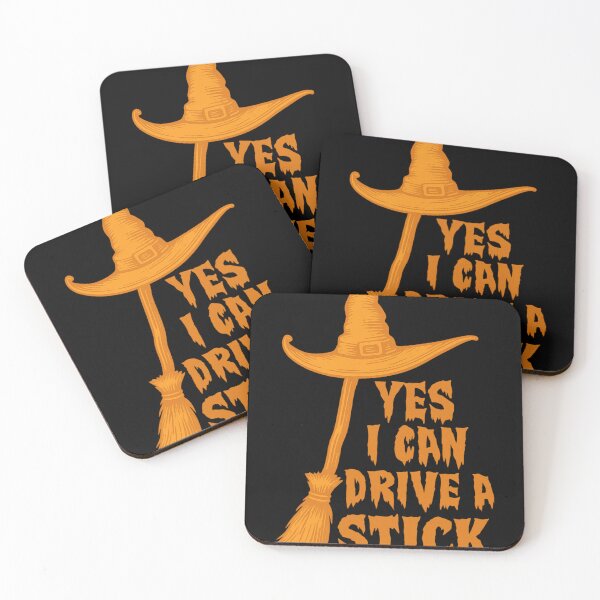 Item preview, Yes I Can Drive a Stick Funny Witch Halloween Design designed and sold by haitrieuic96.