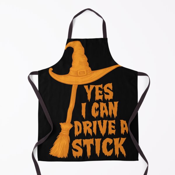 Item preview, Yes I Can Drive a Stick Funny Witch Halloween Design designed and sold by haitrieuic96.