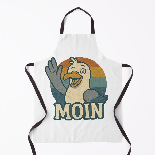 Aperçu de l'œuvre Moin - Design maritime avec mouette créée et vendue par Fies-und-Fein.