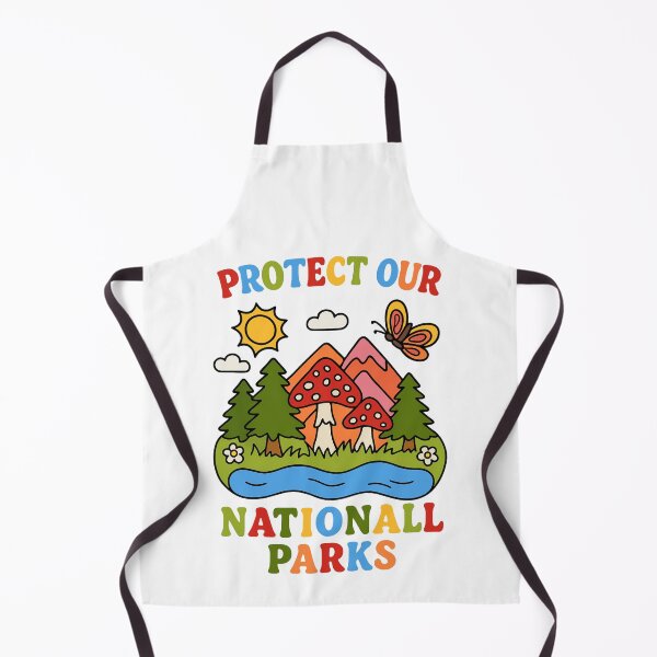 Item preview, Protect Our National Parks – Save the nature mushrooms, trees, flowers and animals bear resist designed and sold by SkeletonsDanger.