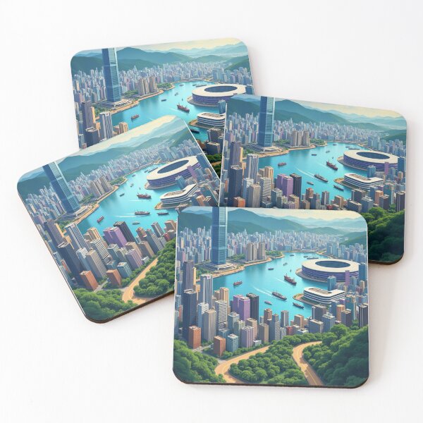 Item preview, Hongkong Travel Poster, Perfect Gift for Travel Enthusiasts, Vintage Style Wall Art, Hongkong art for home decor, Hongkong print. Sticker designed and sold by Thegalleryshop1.