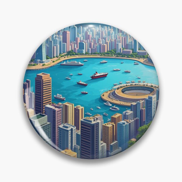 Item preview, Hongkong Travel Poster, Perfect Gift for Travel Enthusiasts, Vintage Style Wall Art, Hongkong art for home decor, Hongkong print. Sticker designed and sold by Thegalleryshop1.