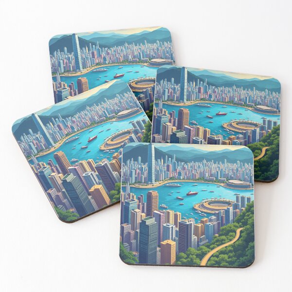 Item preview, Hongkong Travel Poster, Perfect Gift for Travel Enthusiasts, Vintage Style Wall Art, Hongkong art for home decor, Hongkong print. Sticker designed and sold by Thegalleryshop1.