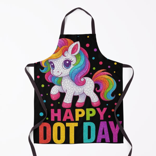 Item preview, Happy Dot Day Colorful Unicorn Design designed and sold by haitrieuic96.