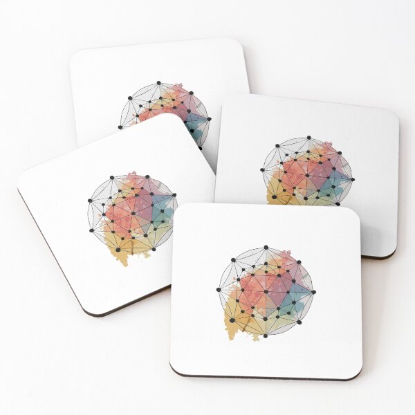 Item preview, Abstract Geometric Polygon Watercolor designed and sold by Loren Vesta.
