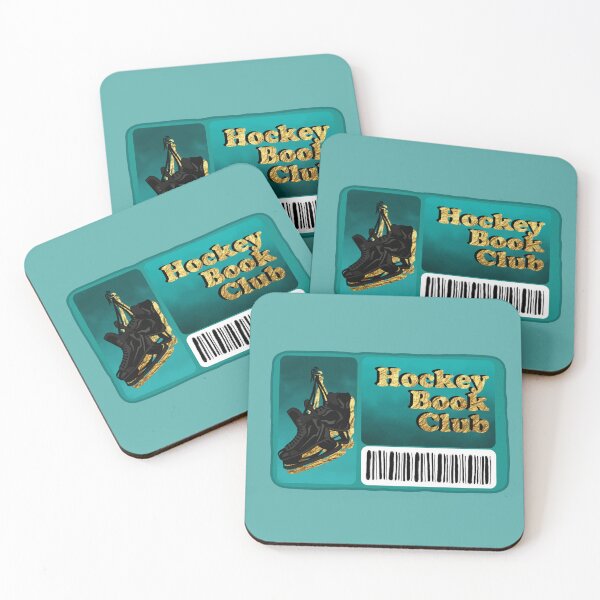 Item preview, Hockey book club library card designed and sold by SloaneDesigns.
