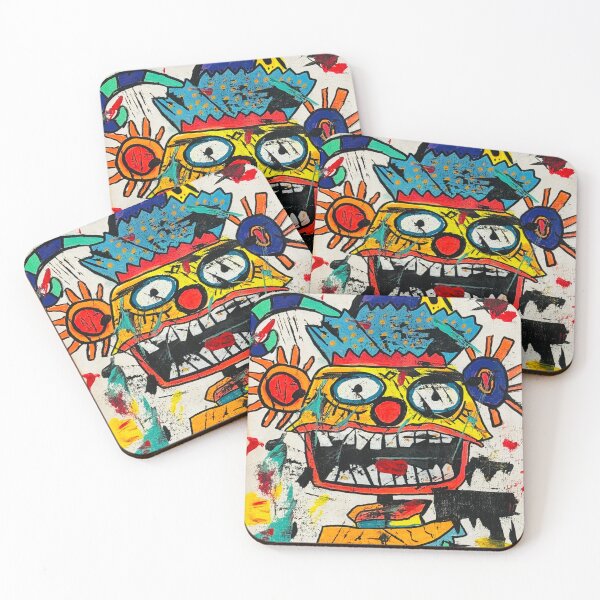 Item preview, Birthday Meltdown – Abstract Crazy Clown Art designed and sold by TwinBrush27.