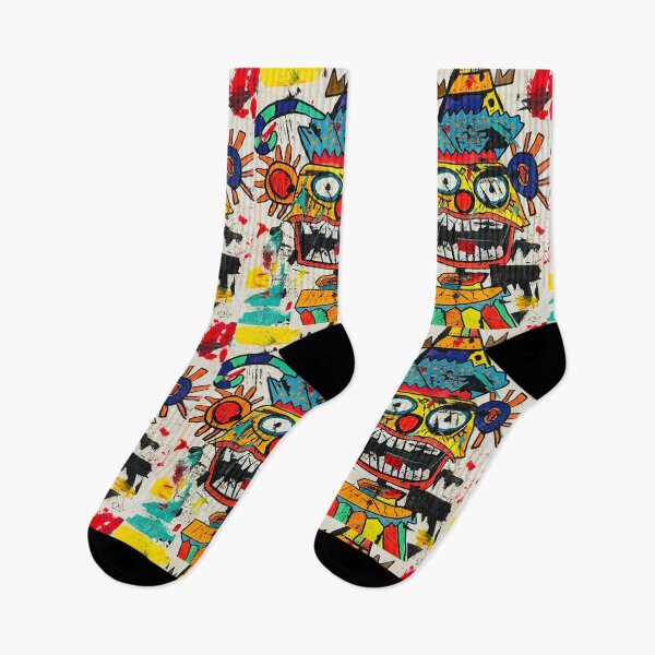 Item preview, Birthday Meltdown – Abstract Crazy Clown Art designed and sold by TwinBrush27.