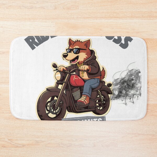 Item preview, Ride Like a Boss Wolf Biker Graphic Tee designed and sold by Jamesteeshop09.