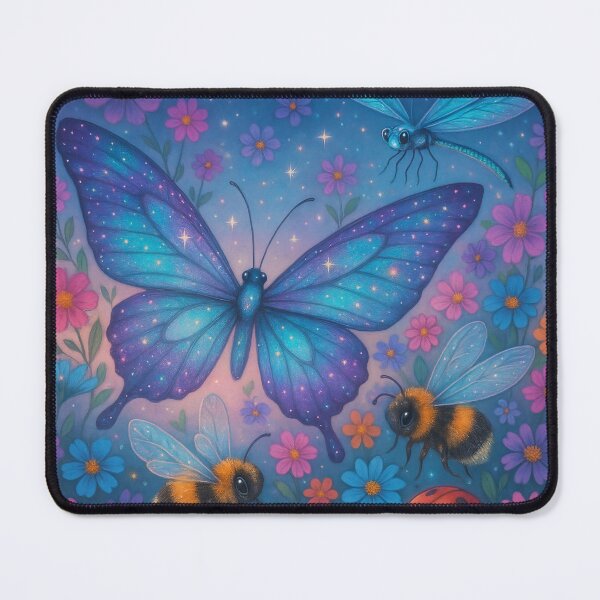 Item preview, Celestial Garden Insects – Galaxy Butterfly, Bees, Dragonfly, and Ladybug designed and sold by Zee's Whimsical Wonders.