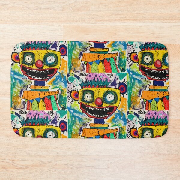 Item preview, Smile… Or Else – Creepy Funny Clown Abstract Painting designed and sold by TwinBrush27.
