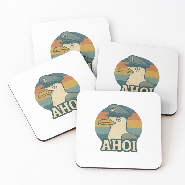 Item preview, Ahoy - Maritime Seagull Design designed and sold by Fies-und-Fein.