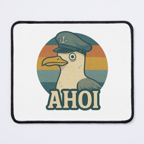 Item preview, Ahoy - Maritime Seagull Design designed and sold by Fies-und-Fein.
