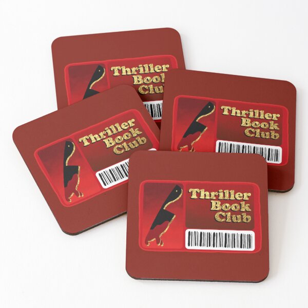 Item preview, Thriller book club library card designed and sold by SloaneDesigns.