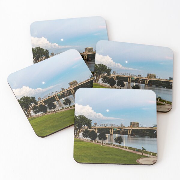 Item preview, Downtown Little Rock Riverfront View designed and sold by Delta Soulwear.