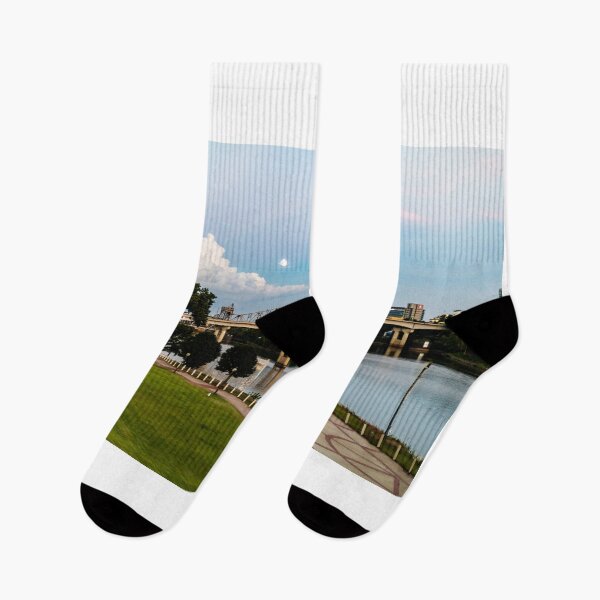 Item preview, Downtown Little Rock Riverfront View designed and sold by Delta Soulwear.