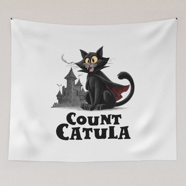 Item preview, Count Catula Vampire Cat designed and sold by hamishby.
