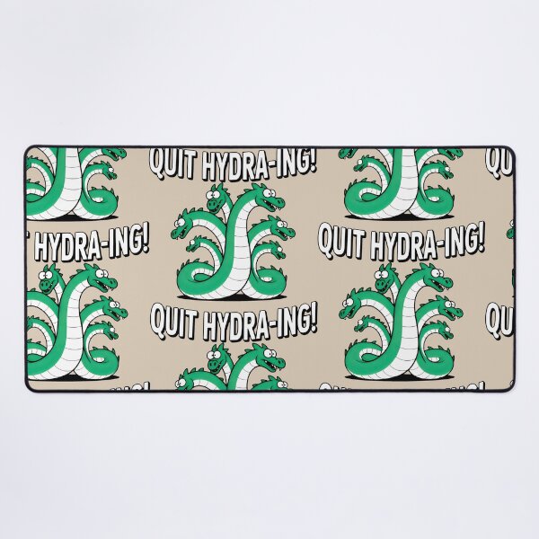 Item preview, Cartoon-Style Mythical Hydra with White Underbelly designed and sold by SplashTastic.