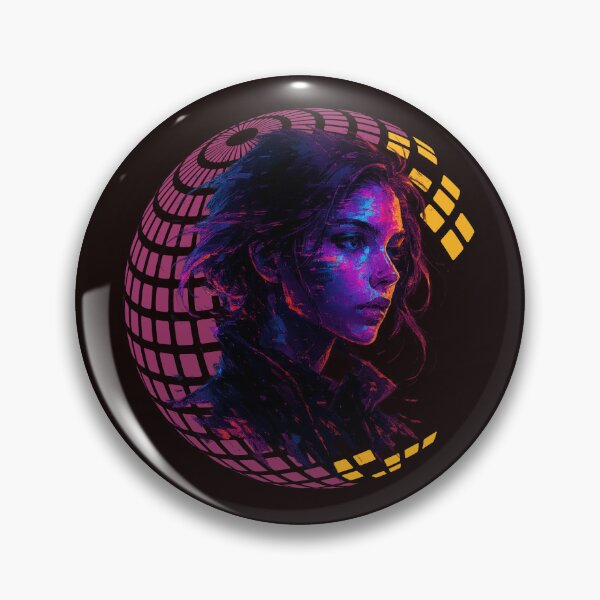 Artikelvorschau, Neon Glitchcore Portrait – Futuristische Cyberpunk-Kunst entworfen und verkauft von Tadeusz1.