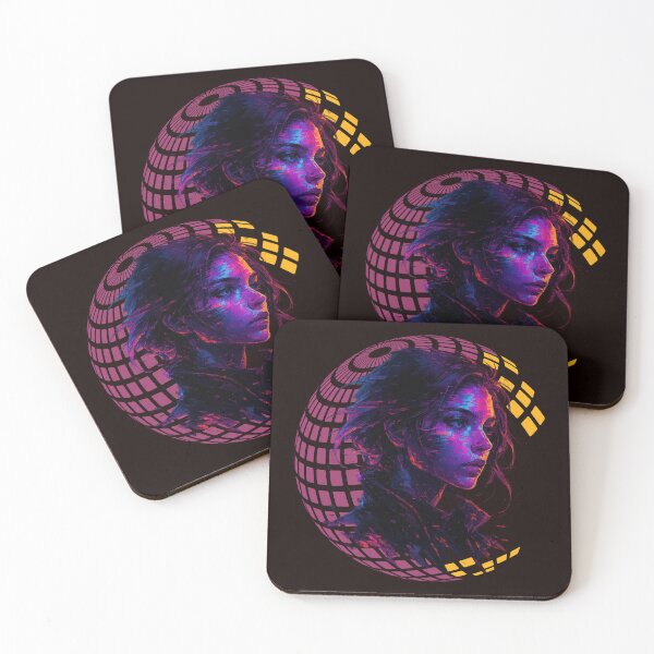 Item preview, Neon Glitchcore Portrait – Futuristic Cyberpunk Art designed and sold by Tadeusz1.