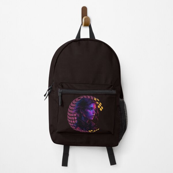 Item preview, Neon Glitchcore Portrait – Futuristic Cyberpunk Art designed and sold by Tadeusz1.